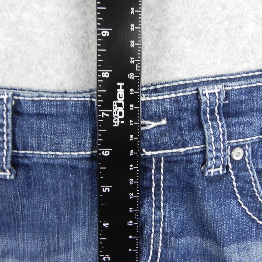 BKE Buckle Jeans Womens 29 Sabrina Cropped 5-Pocket Stretch Flex Denim Blue - Picture 7 of 11